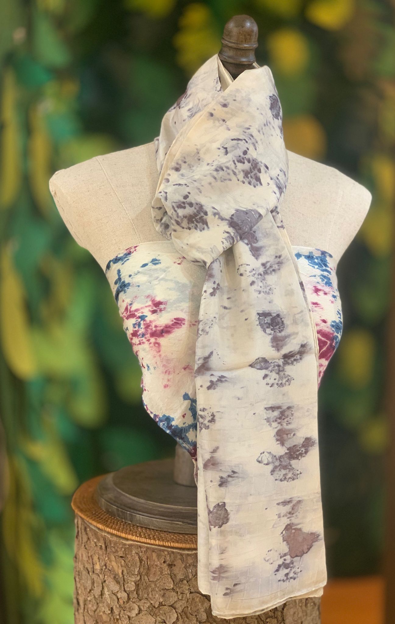 ECOB01 Eco-printed stole