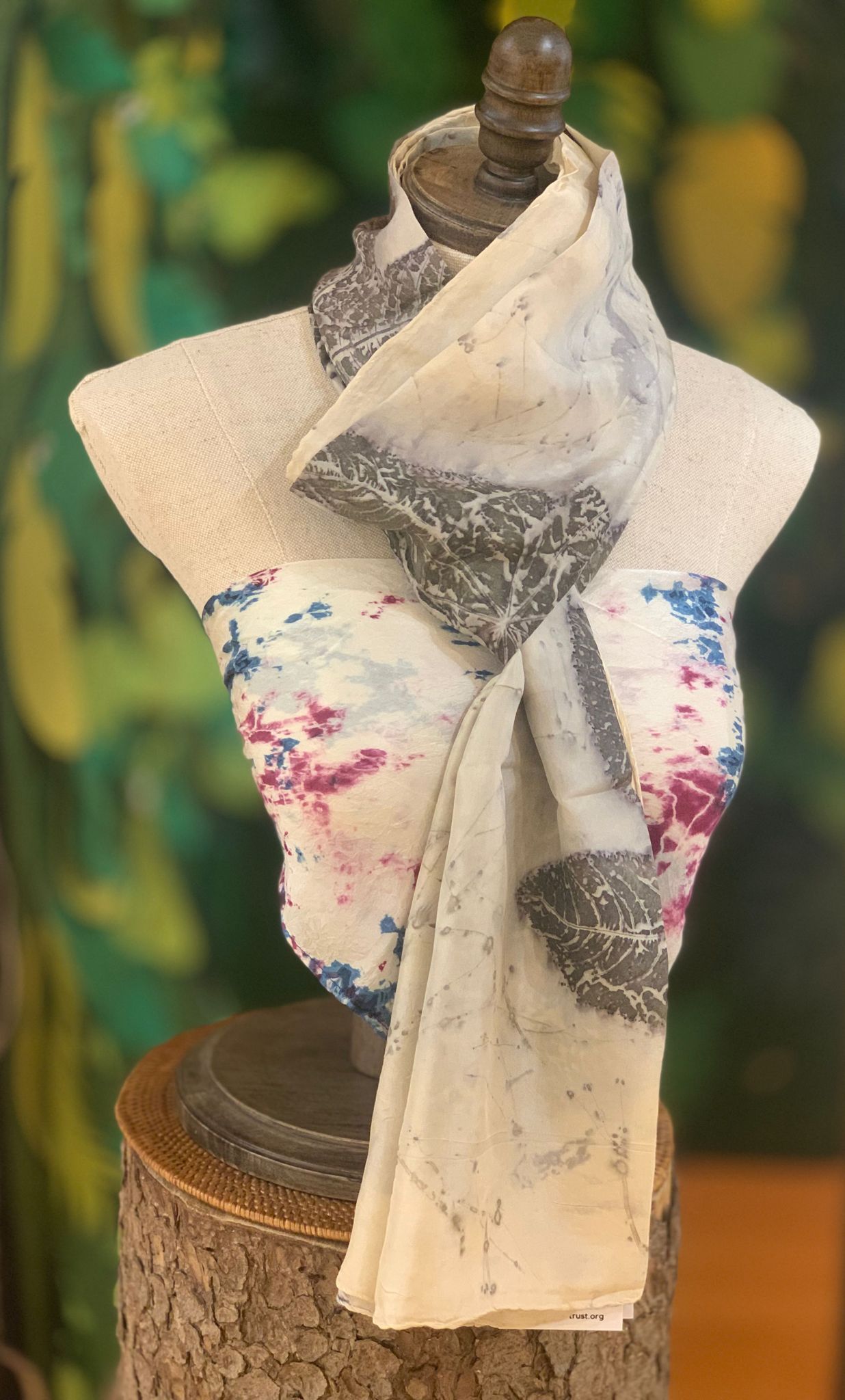 ECOB07 Eco-printed stole