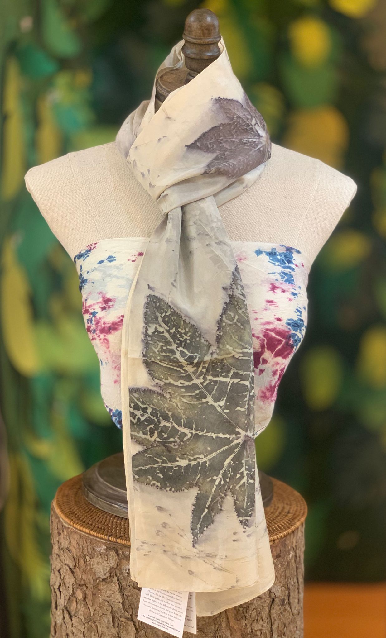 ECOB05 Eco-printed stole
