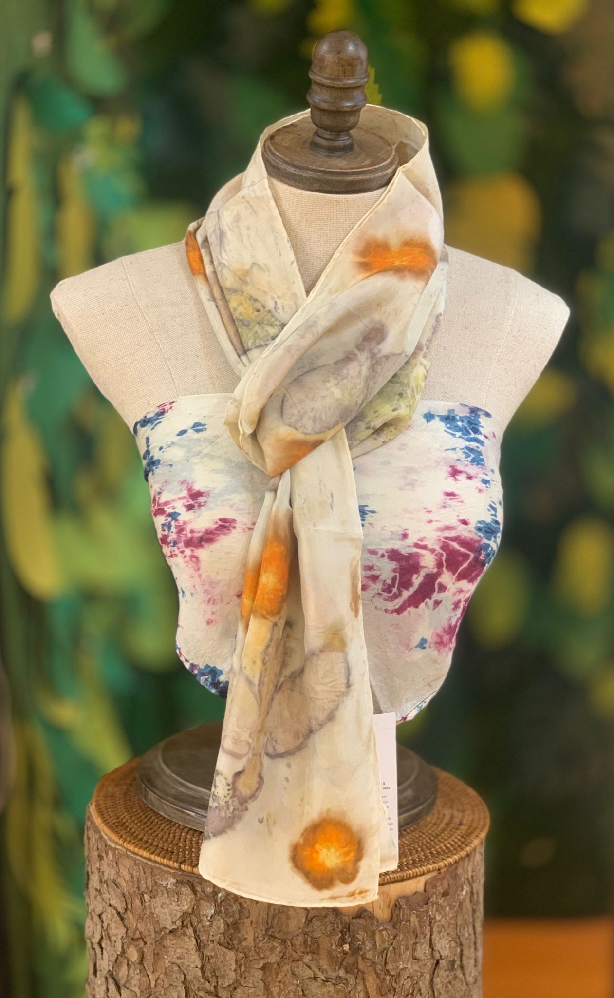 ECOB04 Eco-printed stole