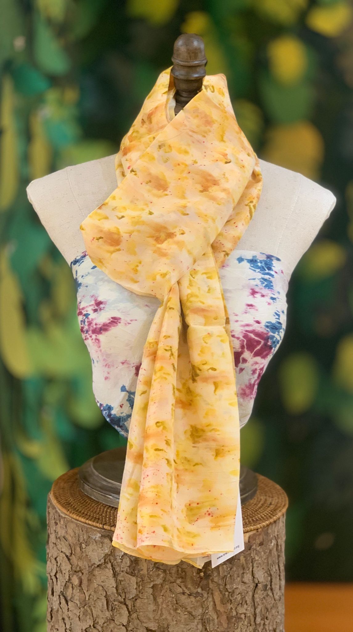 ECOB02 Eco-printed stole