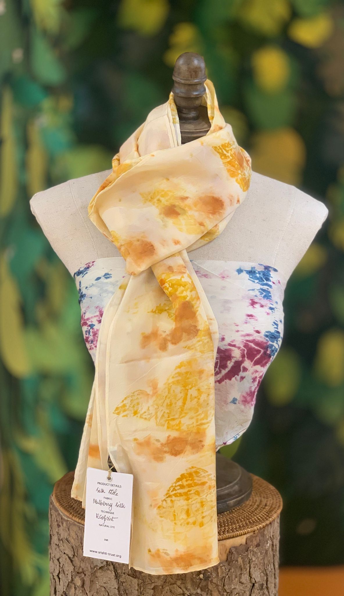 ECOB03 Eco-printed stole