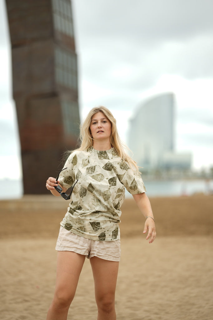 ECOB01 eco-printed tees